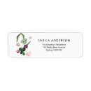 Search for pink return address labels weddings Watercolor
