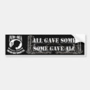 Search for pow bumper stickers Army