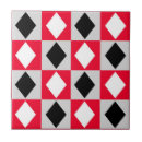 Search for black and white diamonds tiles Pattern