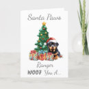 Search for rottweiler christmas cards Funny