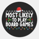 Search for family game stickers Xmas
