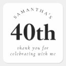 Search for black and white birthday stickers Contemporary