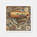 Search for steampunk napkins Clockwork