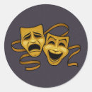 Search for comedy and tragedy stickers Drama