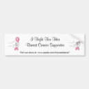 Search for breast cancer awareness bumper stickers Women