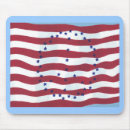 Search for sign of peace mousepads Blue