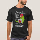 Search for cherry headed conure tshirts Rules