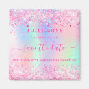 Search for sweet 16 save the date magnets Purple