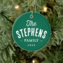 Search for green christmas tree decorations Rustic