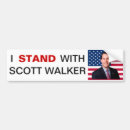 Search for scott walker bumper stickers Governor