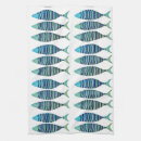 Search for fish tea towels Watercolor