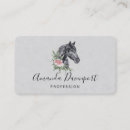 Search for portrait business cards Horse head portrait