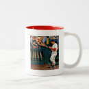 Search for retro baseball mugs Saturday evening post