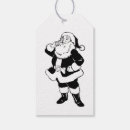 Search for black santa gift tags Vintage