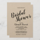 Search for kraft paper bridal shower invitations Country
