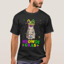 Search for mardi gras cat tshirts Meowdi