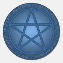 Search for blue pentagram stickers Pentacle
