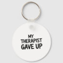 Search for my therapist key rings Anxiety awareness
