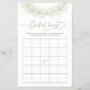 Search for baby shower bingo flyers Watercolor