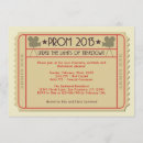Search for retro movie ticket invitations Elegant