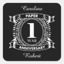 Search for first anniversary stickers Married