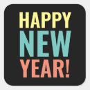 Search for happy new year stickers modern