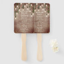 Search for vintage wedding programs Rustic