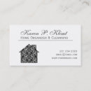 Search for damask appointment cards Black and white