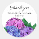 Search for blue hydrangeas wedding stickers Botanical