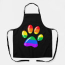 Search for rainbow paw aprons Pride