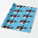 Search for whales wrapping paper Animal