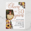 Search for womans 50th birthday invitations Elegant