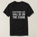 Search for professors tshirts Teacher