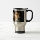 Search for sheltie travel mugs Shetland sheepdog