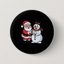 Search for santa claus buttons badges Snowman