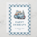 Search for vintage truck christmas cards Watercolor