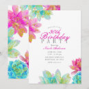 Search for pink and teal birthday invitations Elegant