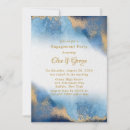 Search for ocean engagement party invitations Blue