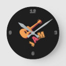 Search for guitar clocks Red