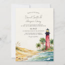 Search for lighthouse wedding invitations Watercolor