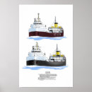 Search for lake freighter posters Great lakes