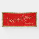 Search for red and gold banners Congratulations