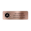 Search for champagne return address labels Blush pink