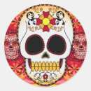 Search for day of dead stickers Dia de los muertos