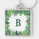 Search for green leaves key rings Floral