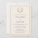 Search for laurel wreath wedding invitations Classic
