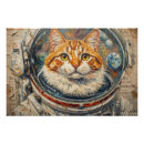 Search for space cat posters Astronaut