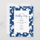 Search for deep blue invitations White