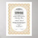 Search for muslim posters Nikkah certificate