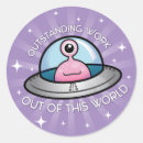 Search for alien spaceship stickers Stars